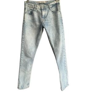 Zara Boyfriend Stone Wash Denim Jeans Size 2 / 26